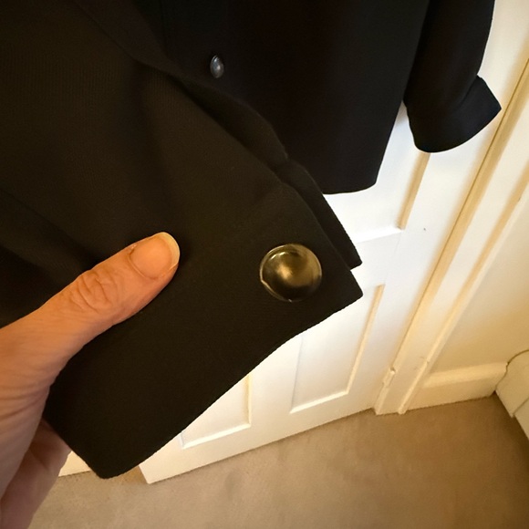 Sezane Will Black Button-Front Women's Jacket, Small - Picture 5 of 5